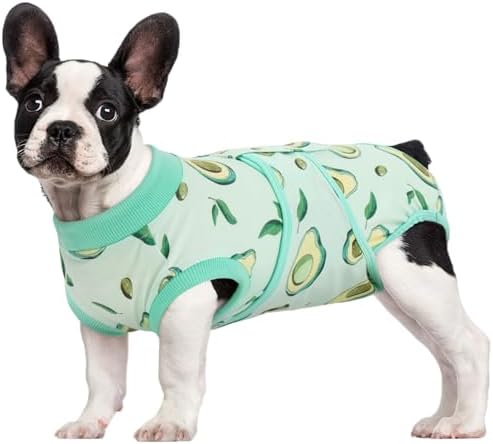 Kuoser Recovery Suit for Dogs Cats, Soft Dog Surgery Suit Female Male Spay
