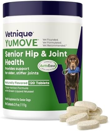 YuMOVE Senior Dog Joint Supplement Glucosamine & Green Lipped Mussel 120ct