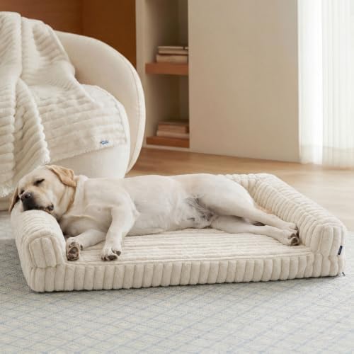 Bedsure ComfyFleece™ Memory Foam Orthopedic XL Plus Dog Bed 45"