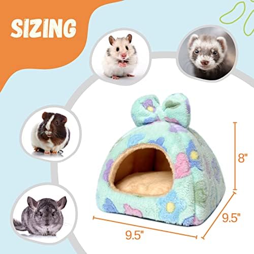 Guinea Pig Hideout House, Cozy Chinchilla Bed, Washable