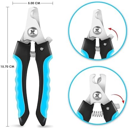 NVNAN 5-in-1 Pet Grooming Kit with Deshedding Rake