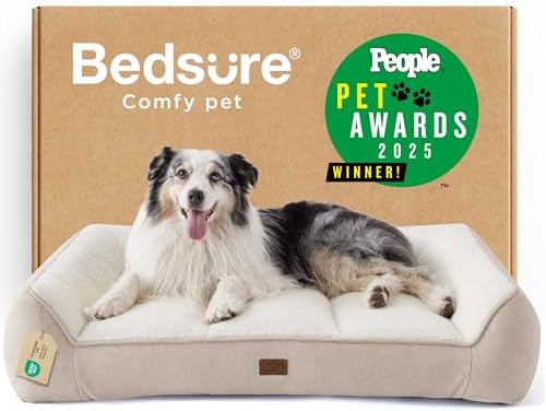 Bedsure SupportMax™ Extra Thick Orthopedic XL Dog Beds Large Sized Dog