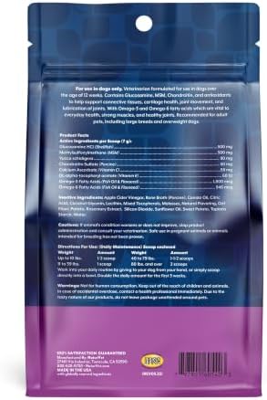 NaturVet Level 2 Joint Supplement Scoopable Dog Food Topper - 11oz