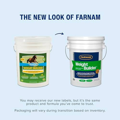 Farnam Weight Builder Weight Support Supplement for Horses, 90 Day Supply