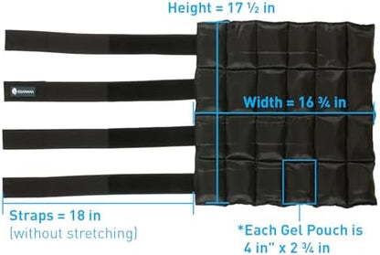 Equinavia Cool Relief Therapy Equine Ice Boots for Horses-Gel Cooling Wraps