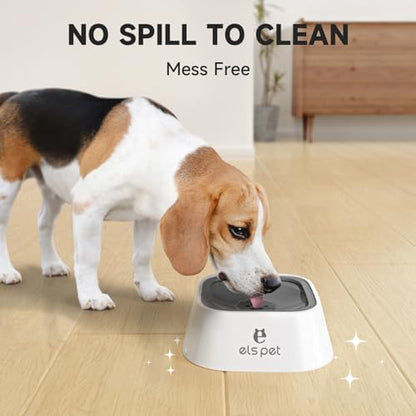 ELS PET Travel Bowl 35oz 1L No Spill Dog Cat Bowl Anti Slip Water Dispenser