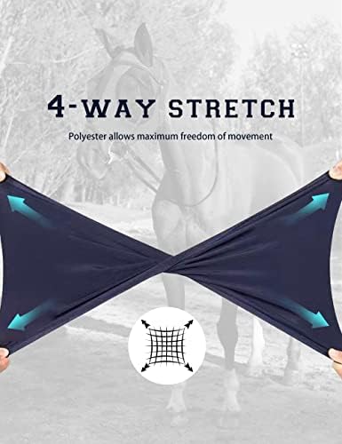 Horse Fly Mask with Ears, Fly Mask for Horses, Breathable Mesh
