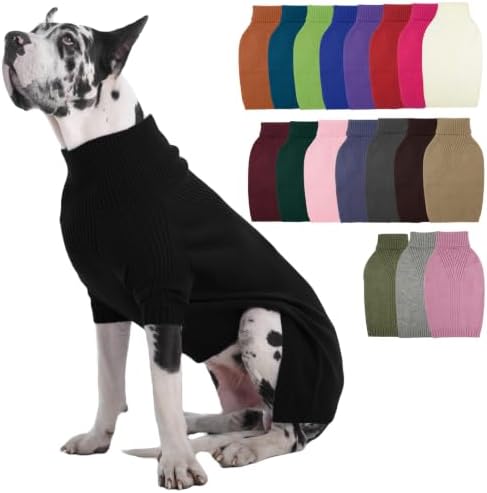 Great Dane Sweater,5XL Extra Large Sweater for Giant Breed Dogs in Winter