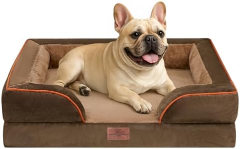 Comfort Expression Waterproof Orthopedic Dog Bed for Medium Size Dog