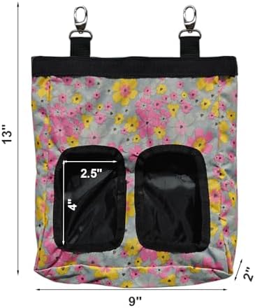 RIOUSSI Guinea Pig Hay Feeder, Hanging Rabbit Hay Feeder Bag. LittleFlowers