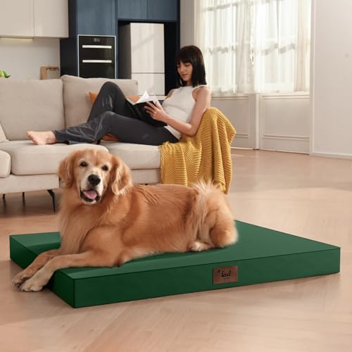Large Waterproof Orthopedic Dog Bed with Egg Crate Foam