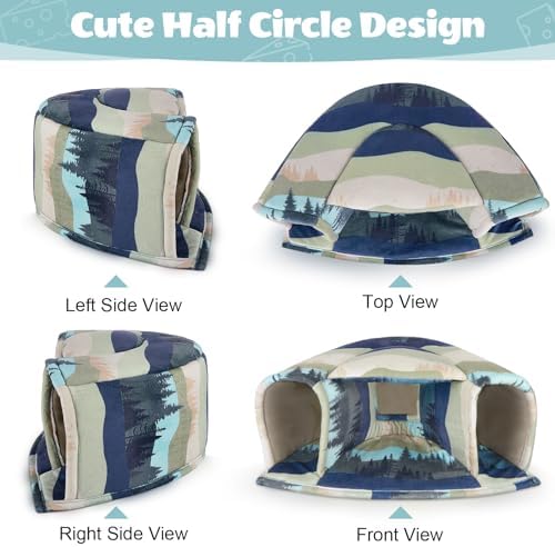 Unicorn Catcher Washable Guinea Pig Hideout Large Cozy Bed for Small Pets