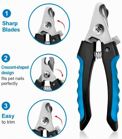 Dog Brush for Shedding,Deshedding Slicker Undercoat Rake Brush for Dog,6PCS
