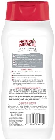 Nature's Miracle Hypoallergenic 2-In-1 Shampoo & Conditioner, 16 oz