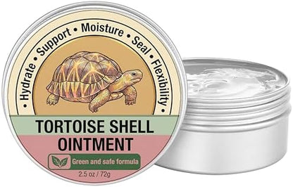 Tortoise Shell Conditioner for Polish Cleaner - Tortoise Shell Balm Wax Restore Shine Repair Care for Sulcata, African Spurred, Russian, Hermann's 2.6 Oz