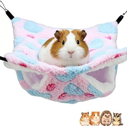 Guinea Pig Hammock for Cage 13.3X13.3,Sugar Glider Hammock,Reusable