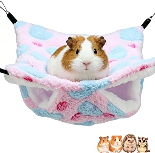 Guinea Pig Hammock for Cage 13.3X13.3,Sugar Glider Hammock,Reusable