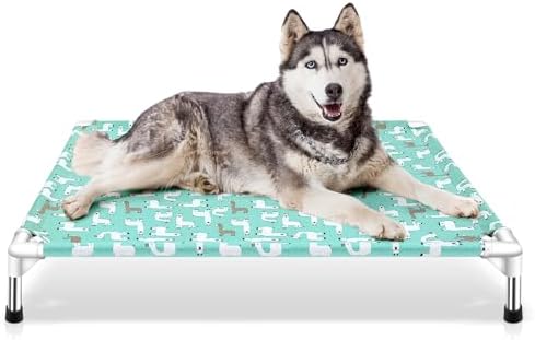Elevated Dog Bed Pet cot for Large Dogs