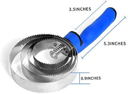 2 pack Reversible Stainless Steel Curry Comb with Soft Touch Grip