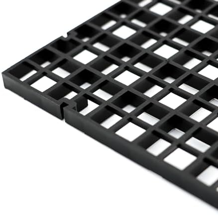 24 Pcs Aquarium Fish Tank Divider Plastic Egg Crate, L