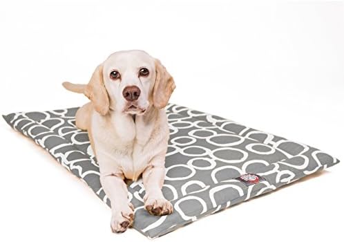 24" Fusion Gray Crate Dog Bed Mat By Majestic Pet Products