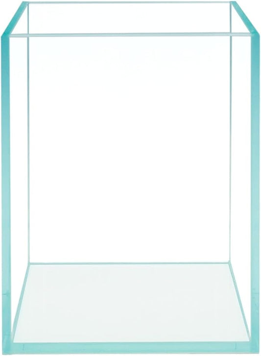 Nano Tall Rimless Frameless Extra Clear Glass Aquarium, Low Iron Glass Tank, 5mm Glass, White Leveling Mat Included, w/Lids Options