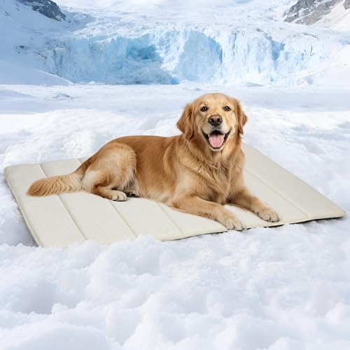 Dog Cooling Mat for Large Dogs, 41"x27" Memory Foam Pet Pad