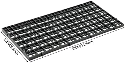 ALEGI 12 Pcs Aquarium Fish Tank Divider Plastic Egg Crate, S