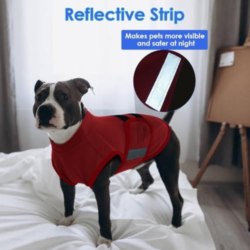 MIGOHI Dog Anxiety Relief Coat, XL, Rosy-Red