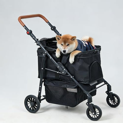 Medium Dog Stroller for Large Dogs, Pet Stroller Up to 80lbs