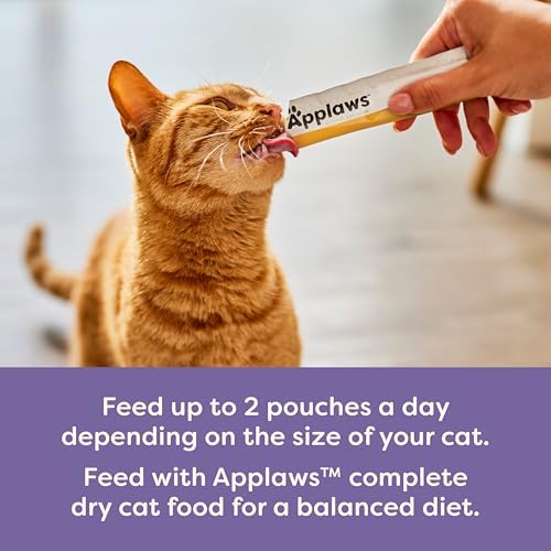 Applaws 3-Flavor Variety Lickable Cat Treats 60-Pack 0.5 oz Sachets