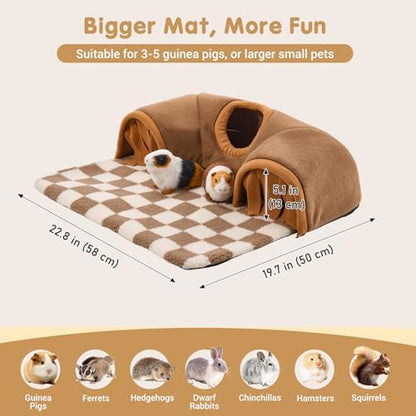 Avont Guinea Pig Tunnel, Small Animal Hideaway Tube Toy