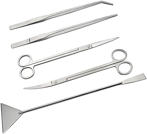 Stainless Steel Aquarium Tank Aquatic Plant Tools Sets (5 in 1)