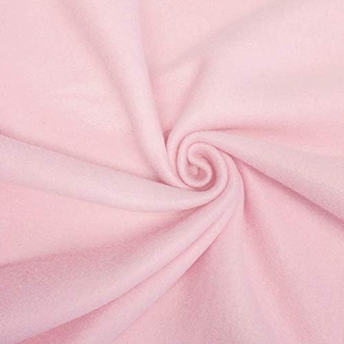 TL Care Fleece Blanket with Silk-Like Satin Trim, Soft, Warm & Cozy, Pink, 30" x 30" for Boys and Girls, Perfect for Baby Carrier, Stroller, Travel and Gifting (Pack of 2)