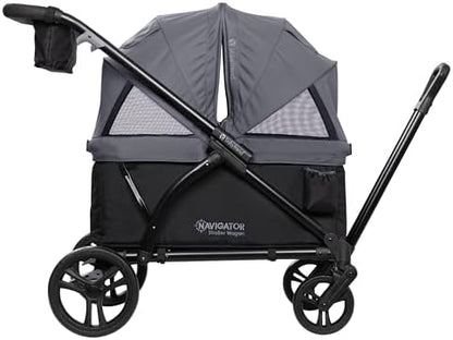 Baby Trend Navigator 2-in-1 Stroller Wagon, Dash Black