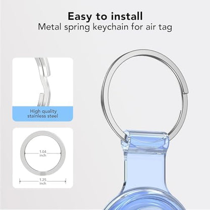 Compatible for AirTag Holder Keychain for Apple Air Tag 1st&2nd Generation