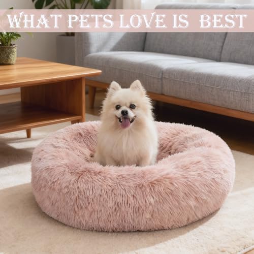 Washable Calming Dog & Cat Bed for Ultra Large Small Medium Size Pet