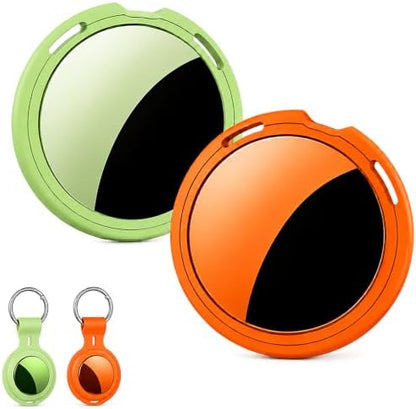 2 Pack Tracker Tags Finder Apple Find My MFi Certified Waterproof iOS Only