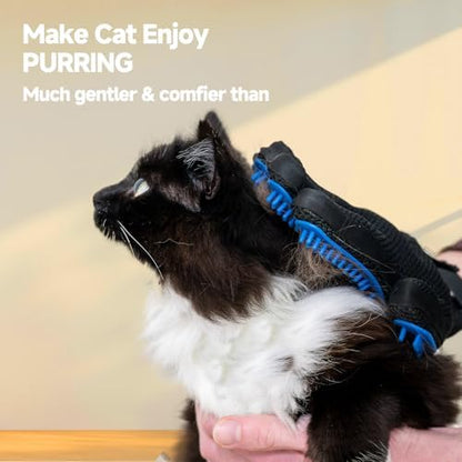 NVNAN 5-Piece Pet Grooming Kit with Deshedding Rake for dogs and cats