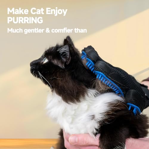 NVNAN Pet Hair Remover Roller and Grooming Glove Set for Dogs & Cats