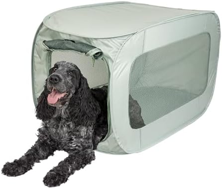 SportPet Designs Soft Sided Pop-Open Kennels, Light Green