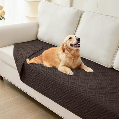 hyha Waterproof Reversible Dog Blanket, Pet Blanket for Sofa Couch