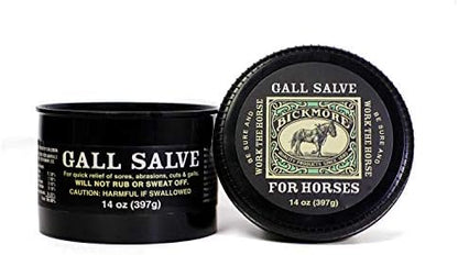 Bickmore Gall Salve Wound Cream for Horses 14oz - Quick Equine Relief of Sores, Abrasions, Cuts and Galls (Pack of 2)