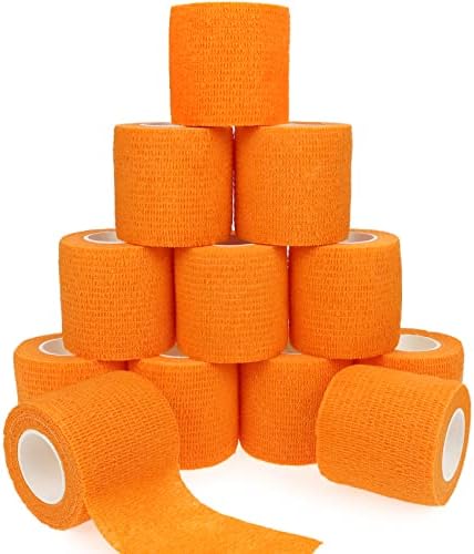 Self Adhesive Bandage Wrap Animal Cohesive Bandage Self Adherent Wrap First Aid Tape for Dogs Cats Horses Birds & Wrist Healing Ankle Sprain Swelling