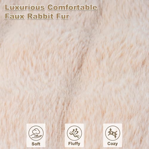 Washable Orthopedic Dog Bed Medium Size Dog, 30"x20" Light Khaki