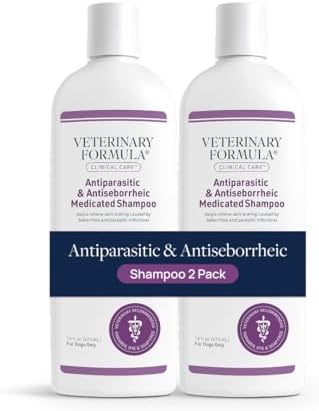 Veterinary Formula Clinical Care Antiparasitic Shampoo, 16 oz, 2-Pack