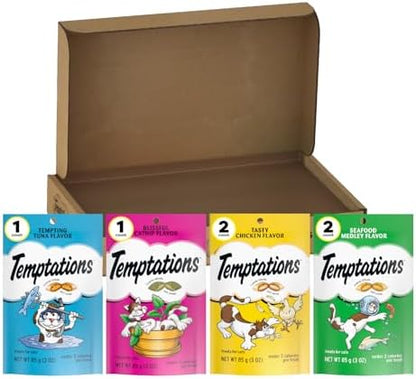 Temptations Classic Feline Favorites Crunchy Cat Treats, 3 oz, 6 Pack