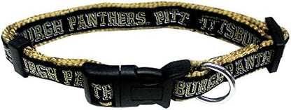 Pets First Collegiate Pet Accessories, Dog Collar, Pittsburgh Panthers, Small
