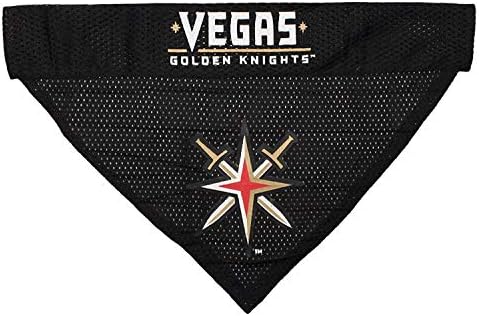 NHL LAS VEGAS GOLDEN KNIGHTS BANDANA for DOGS & CATS, Small/Medium. - Cute & Stylish Bandana! The Perfect HOCKEY FAN Scarf Bandana, great for Birthdays or any Party!
