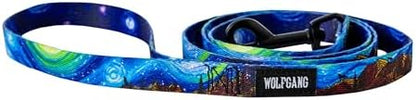 Wolfgang 5/8 Inch Venture Dog Leash Starrywolf Print Small